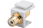 Netwerk - kabel - Pro Keystone Cinch/RCA-module - Wit - 0cm - 4040849796760