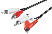 Audiokabel - Pro Stereo Connector cable RCA with passthrough - 4040849502149