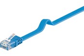 Netwerk - kabel - Pro LAN CAT 6 Flat U/UTP - Blauw - 1m - 4040849964077