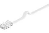 Netwerk - kabel - Pro LAN CAT 6 Flat U/UTP - Wit - 1m - 4040849951923