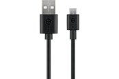 USB-kabel - Pro USB-A <-> USB Micro-B - 1m - Zwart - 4040849722271
