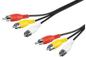 Audiokabel - Pro Composite audio/video Connector cable 3x RCA - 4040849503801