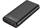 Powerbank - Sandberg Powerbank 20000 PD65W+2xQC3.0 Powerbank - Zwart - 20000 mAh - 420-62