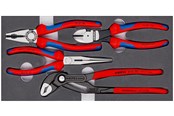 Handgereedschappen - KNIPEX Tangensets, met schuimrubberen inlay - 00 20 01 V15
