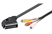 Beelscherm- en tv-kabel - Pro AV / multimedia paneel cable SCART Aan composite audio/video IN/OUT - 4040849503641