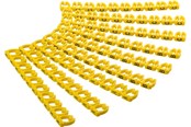 Kabelgoot, Kabelhoes & Kabelbinders - Pro Cable marker Clips ‘Letters A–C’ for cable diameters up Aan 6 mm - 4040849725180