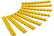 Kabelgoot, Kabelhoes & Kabelbinders - Pro Cable marker Clips ‘Letters A–C’ for cable diameters up Aan 2.5 mm - 4040849725166