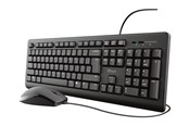 Toetsenbord - Trust Primo - Keyboard and mouse set - Zwart - 23970