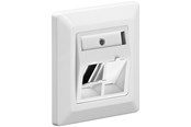 Accessoires (mounts, stopcontacten etc.) - Pro Faceplate Aan mount keystone jacks - 4040849959028