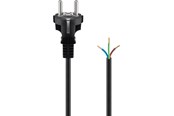 Voedingskabel (extern) - Pro Safety plug cord for assembly 2 m Zwart - 4040849947018