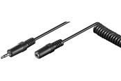 Audiokabel - Pro Headphone extension cable 3.5 mm coiled cable - 4040849500176