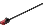 Netwerk - kabel - Pro CAT 6 slim patch cable U/UTP Zwart - 4040849937507