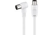 Antennekabel / connector - Pro Geknikte antennekabel (<70 dB) 2x afgeschermd - 4040849117121