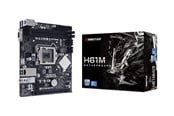 Moederbord - BIOSTAR H61MHV3 Moederbord - Intel H61 Express - Intel LGA1155 socket - DDR3L (Low Voltage) RAM - Micro-ATX - H61MHV3