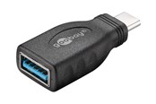 USB-kabel - Pro USB-C ™ / USB-A OTG SuperSpeed ​​Adapter for connecting charging cables 3.0 Zwart - 4040849453953