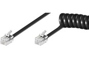Telefoonkabel - Pro Telefoon handset spiral cable CCA (copper-clad aluminium) - 4040849502705