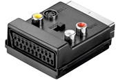 Beelscherm- en tv-kabel - Pro SCART Aan composite Video and S-Video AV / multimedia paneel IN/OUT with SCART passthrough - 4040849503122