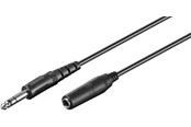 Audiokabel - Pro AUX headphone and audio extension cable 3-pin 6.35 mm - 4040849504280
