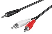 Audiokabel - Pro Audio cable AUX adapter 3.5 mm male to stereo RCA male - 4040849504402