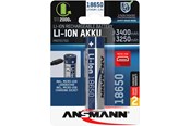 Batterij - ANSMANN 1 Ansmann Li-Ion 18650 3400mAh 3.6V Micro-USB Type B - 1307-0003