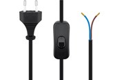 Voedingskabel (intern) - Pro Euro cord for assembly with switch 1.5 m black - 4040849513503