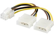 Voedingskabel (intern) - Pro Stroom cable/adapter for PC graphics card 6-pin PCI-E/PCI Express - 4040849513602
