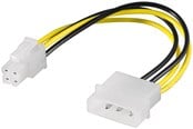 Voedingskabel (intern) - Pro PC Stroom cable/adapter 5.25 inch male Aan ATX12 P4 4-pin - 4040849513626