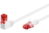 Netwerk - kabel - Pro LAN CAT 6 U/UTP - 90° - Wit - 1m - 4040849515224