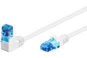 Netwerk - kabel - Pro LAN CAT 6A U/UTP 90° - Wit - 0.5m - 4040849515354