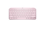 Toetsenbord - Logitech MX Keys Mini Minimalist Draadloos Illuminated Toetsenbord - Roze - US - Toetsenbord - Engels (US international) - Roze - 920-010500