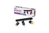 Smart Home - WiZ Imageo Smart Adjustable Spotlight 3x LED Tunable Warm-to-Cold White light Black - 929002658601