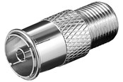 Antennekabel / connector - Pro F-adapter: F female > Coaxial female - 4040849673207