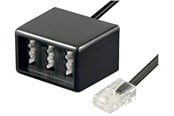 Netwerk - kabel - Pro TAE AV / multimedia paneel - Zwart - 0.2m - 4040849680243