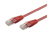 Netwerk - kabel - Pro CAT 5e U-UTP Patch Cord - 0.5m - Rood - 0.5m - 68339