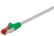 Netwerk - kabel - Pro CAT 6 Crossover-patch cable S/FTP (PiMF) grey green - Groen - 2m - 4040849684593