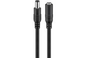 Voedingskabel (extern) - Pro 2.1 mm DC extension cable Black - 4040849713996