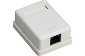 Accessoires - Pro 1-port RJ45 Oppervlak mount installation box CAT 6 UTP Wit - 4040849776328