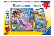 Puzzels - Ravensburger Betoverende Zeemeerminnen 3x49p - 10108063