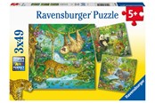 Puzzels - Ravensburger In de jungle 3x49p - 10105180