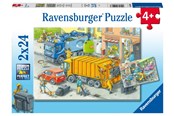 Puzzels - Ravensburger Working Trucks 2x24p - 10105096