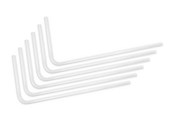 Doe-het-zelf waterkoeling - EK Water Blocks EK-Loop Hard Tube 16mm 0.8m Pre-Bent 90° - Acrylic (6 stuks) - 3831109826065