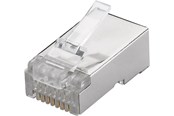 Netwerk - kabel - Pro RJ45 stekker CAT 6 STP shielded (10 pack) - Transparent - 4040849938290