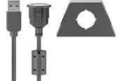 USB-kabel - Pro USB-A <-> USB-A - 2m - Zwart - 4040849933516