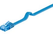 Netwerk - kabel - Pro LAN CAT 6A U/UTP flat - Blauw - 5m - 4040849963391