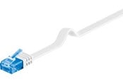 Netwerk - kabel - Pro LAN CAT 6A U/UTP flat - Wit - 15m - 4040849963803
