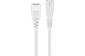 Voedingskabel (intern) - Pro Extension cord C7/C8 2 m white - 4040849972003