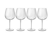 Tafeldekking - Luigi Bormioli Gin & tonic Glas burgundy Optica 75 cl 4 pcs. - 24702