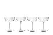 Tafeldekking - Luigi Bormioli Champagne bowl Optica 30 cl 4 stuks. - 24705