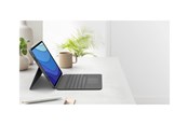 Toetsenbord - Logitech Combo Touch - Toetsenbord and folio case - with trackpad - QWERTY - US International - oxford Grijs - Keyboard and folio case - Universal - Grijs - 920-010255