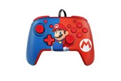 Gaming accessoires - PDP Faceoff Deluxe+ Audio Wired Controller - Mario - Wired Controller - 500-134-EU-C1MR